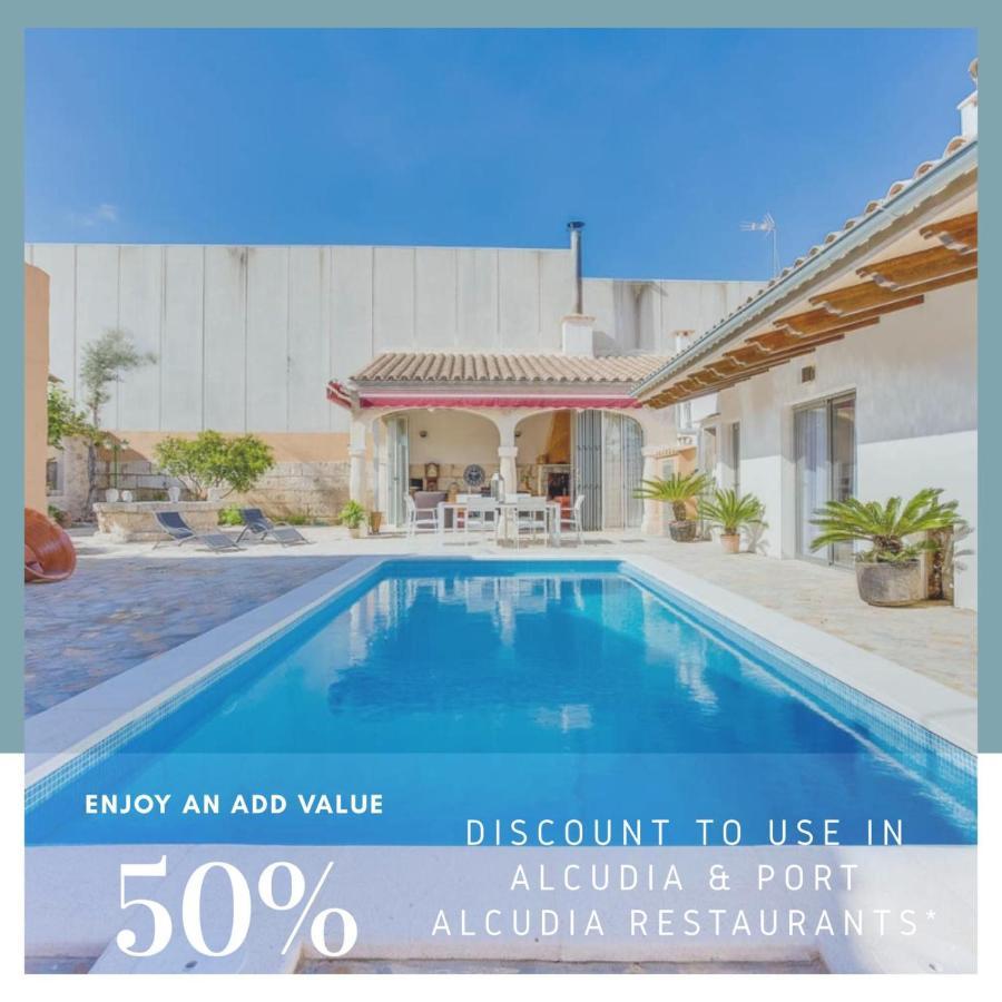 Ca Na Pessina,Con Piscina Privada Villa Sa Pobla Exteriör bild